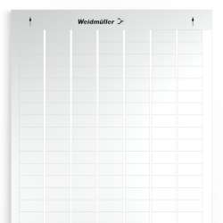 Weidmuller 1686390001 LM MT300 25.4/12.7 SI Исполнение: LaserMark, Маркировочные элементы для устройств, 25.4 x 12.7 мм.кв серебряный