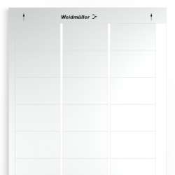 Weidmuller 1686430001 LM MT300 60/36 SI Исполнение: LaserMark, Маркировочные элементы для устройств, 60 x 36 мм.кв серебряный