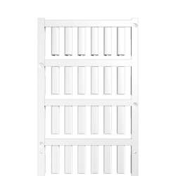 Weidmuller 1689450001 VT SF 4/21 MC NE WS V0 Исполнение: SlimFix, Маркировка проводов и кабелей, 3.6 - 6 мм.кв 21 x 5.7 мм.кв белый