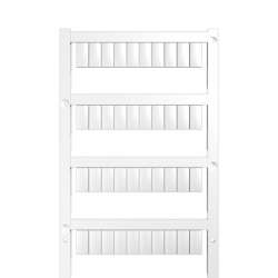 Weidmuller 1692290000 MF-WO 12/6 MC NE WS Исполнение: MultiFit, Маркировка клеммы, 12 x 6 мм.кв Шаг в мм.кв(P): 6.00 Woertz, белый