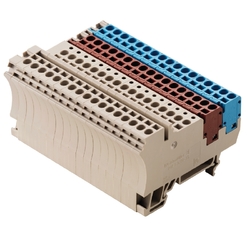 Weidmuller 1692640000 ZIA 1.5/3L-1S/16/KB Исполнение: Клемма пускового устройства, исполнительного устройства, Пружинное соединение, 1.5 мм.кв, Количество полюсов: 17