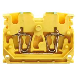 Weidmuller 1704380000 ZDUB 2.5-2/2AN/DM GE Исполнение: Z-серия, Проходная клемма, Расчетное сечение: 2.5 мм.кв, Пружинное соединение, желтый, Непосредственный монтаж