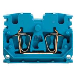 Weidmuller 1704510000 ZDUB 2.5-2/2AN/DB BL Исполнение: Z-серия, Проходная клемма, Расчетное сечение: 2.5 мм.кв, Пружинное соединение, синий, Непосредственный монтаж