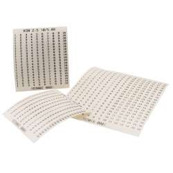 Weidmuller 1705820001 KSW 4 10/5,08 W 1-10 Исполнение: KSW, Маркировка клеммы, 50.8 x 4 мм.кв Шаг в мм.кв(P): 5.08 Weidmuller, белый