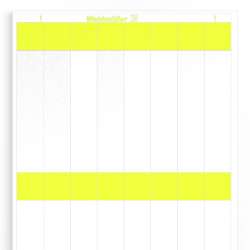 Weidmuller 1712491687 LM WO 25/140 GE Исполнение: LaserMark, Маркировка проводов и кабелей, 16.2 - 36.4 мм.кв 140 x 25 мм.кв желтый