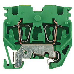 Weidmuller 1712810000 ZPEB 2.5-2 Исполнение: Z-серия, Клеммы PE, Расчетное сечение: 2.5 мм.кв, Пружинное соединение, зеленый/желтый