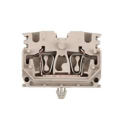 Weidmuller 1712820000 ZDUB 2.5-2/2AN/RC Исполнение: Z-серия, Проходная клемма, Расчетное сечение: 2.5 мм.кв, Пружинное соединение, Темно-бежевый, Непосредственный монтаж