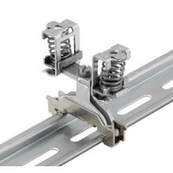 Weidmuller 1723810000 BS 35II KLBUE3-8 Исполнение: Зажимная скоба, Крепежный комплект, Сталь