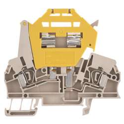 Weidmuller 1730900000 ZSI 2.5/5X25 Исполнение: Z-серия, Клемма с предохранителем, Расчетное сечение: 2.5 мм.кв, Пружинное соединение, Темно-бежевый, Непосредственный монтаж