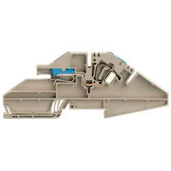 Weidmuller 1733280000 ZDK 4S/NT Исполнение: Z-серия, Монтажная многоуровневая клемма, Двухуровневая клемма, Расчетное сечение: 4 мм.кв, Пружинное соединение, Темно-бежевый, Непосредственный монтаж