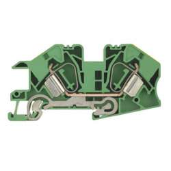 Weidmuller 1739610000 ZPE 16S Исполнение: Z-серия, Монтажная многоуровневая клемма, Клеммы PE, Расчетное сечение: 16 мм.кв, Пружинное соединение, зеленый, Непосредственный монтаж
