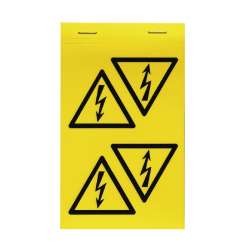 Weidmuller 1741100000 SYMBOL-P. 50X50X50 B/DR Исполнение: Маркировка оборудования, Маркировочные элементы для устройств, 50 x 50 мм.кв желтый