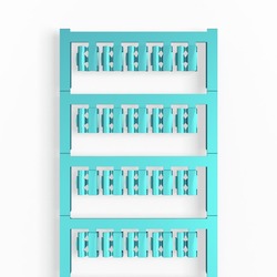 Weidmuller 1747320002 SFC 1/12 MC NE BL Исполнение: SlimFix Clip, Маркировка проводов и кабелей, 2 - 3.5 мм.кв 12 x 5.8 мм.кв синий