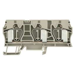 Weidmuller 1768320000 ZDU 16/3AN Исполнение: Проходная клемма, Пружинное соединение, 16 мм.кв, 800 V, 76 A, Темно-бежевый