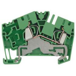 Weidmuller 1770380000 ZPE 4-2/2AN Исполнение: Z-серия, Клеммы PE, Расчетное сечение: 4 мм.кв, Пружинное соединение, зеленый/желтый