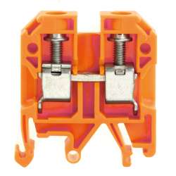 Weidmuller 1772830000 SAK 10/EN OR Исполнение: SAK-серия, Проходная клемма, Расчетное сечение: 10 мм.кв, Винтовое соединение