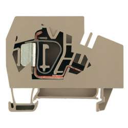 Weidmuller 1772940000 ZEI 16-2/1AN Исполнение: Клемма питания, Пружинное соединение, 16 мм.кв, 800 V, 76 A, Темно-бежевый