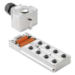 Weidmuller 1782740000 SAI-8-мм.кв 5P M12 ZF Исполнение: SAI, пассивный, Концентратор сигналов, пассивный распределитель, M12, Вариант с крышкой, Да