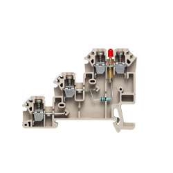Weidmuller 1783950000 DLI 2.5/LD-RT/NPN -+ DB Исполнение: W-серия, Клемма пускового устройства, исполнительного устройства, Расчетное сечение: 2.5 мм.кв, Винтовое соединение