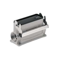 Weidmuller 1786900000 HDC 64D SLU 2M32G Исполнение: HDC - корпус, Типоразмер: 8, Вид защиты: IP65, Корпус цоколя, Продольная скоба для фиксации на нижней части, высокий, Типоразмер кабельных вводов: M 32