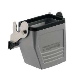 Weidmuller 1787450000 HDC 24D KLU 1M32G Исполнение: HDC - корпус, Типоразмер: 4, Вид защиты: IP65, Корпус соединения, Продольная скоба для фиксации на нижней части, высокий, Типоразмер кабельных вводов: M 32