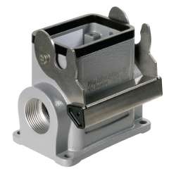 Weidmuller 1787520000 HDC 16D SLU 2M25G Исполнение: HDC - корпус, Типоразмер: 3, Вид защиты: IP65, Корпус цоколя, Продольная скоба для фиксации на нижней части, высокий, Типоразмер кабельных вводов: M 25