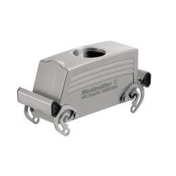 Weidmuller 1787830000 HDC 24B TOBO 1M32G Исполнение: HDC - корпус, Типоразмер: 8, Вид защиты: IP65, Вход кабеля сверху, Корпус для вилки, Поперечная скоба для фиксации на верхней части, Стандартный, Типоразмер кабельных вводов: M 32