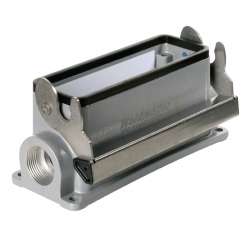 Weidmuller 1787880000 HDC 24B SLU 2M25G Исполнение: HDC - корпус, Типоразмер: 8, Вид защиты: IP65, Корпус цоколя, Продольная скоба для фиксации на нижней части, Стандартный, Типоразмер кабельных вводов: M 25