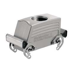 Weidmuller 1788220000 HDC 16B TOBO 1M25G Исполнение: HDC - корпус, Типоразмер: 6, Вид защиты: IP65, Вход кабеля сверху, Корпус для вилки, Поперечная скоба для фиксации на верхней части, Стандартный, Типоразмер кабельных вводов: M 25