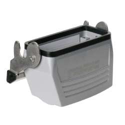 Weidmuller 1788290000 HDC 16B KLU 1M25G Исполнение: HDC - корпус, Типоразмер: 6, Вид защиты: IP65, Корпус соединения, Продольная скоба для фиксации на нижней части, Стандартный, Типоразмер кабельных вводов: M 25