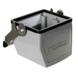 Weidmuller 1788500000 HDC 32B KLU 1M32G Исполнение: HDC - корпус, Типоразмер: 10, Вид защиты: IP65, Корпус соединения, Продольная скоба для фиксации на нижней части, Стандартный, Типоразмер кабельных вводов: M 32