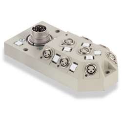 Weidmuller 1795900000 SAI-8-M16 3P M8 Исполнение: SAI, пассивный, Концентратор сигналов, пассивный распределитель, M8, С разъемом M16, Да