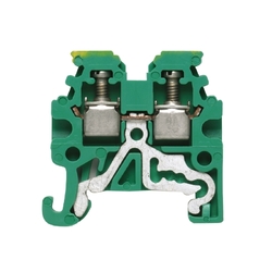 Weidmuller 1798460000 WPE 1.5/R3.5 Исполнение: Клеммы PE, Винтовое соединение, 1.5 мм.кв, 180 A (1,5 мм.кв), зеленый/желтый