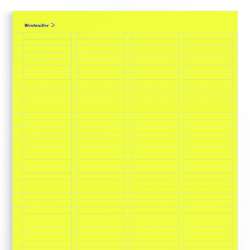 Weidmuller 1804480000 ET S7-12/50 GE-A4 Исполнение: LaserMark, Маркировочные элементы для устройств, 50 x 12 мм.кв Siemens, желтый