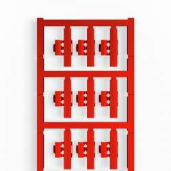 Weidmuller 1805850000 SFC 2/30 MC NE RT Исполнение: SlimFix Clip, Маркировка проводов и кабелей, 3 - 5 мм.кв 30 x 5.8 мм.кв красный