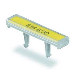 Weidmuller 1806120000 EM 8/30 Исполнение: EM, Маркировка клеммы, 32.4 x 7.2 мм.кв Шаг в мм.кв(P): 7.20 прозрачный