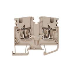 Weidmuller 1808200000 ZDUA 2.5-2N Исполнение: Z-серия, Проходная клемма, Расчетное сечение: 2.5 мм.кв, Пружинное соединение, Темно-бежевый