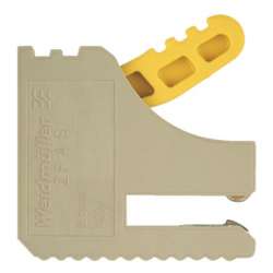 Weidmuller 1814680000 ZF 4 S Исполнение: Аксессуар, Специальный зажим, Расчетное сечение: 2.5 мм.кв, Пружинное соединение, Материал Wemid, Темно-бежевый, Непосредственный монтаж, Шина