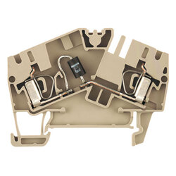 Weidmuller 1816230000 ZDU 4-2/2AN/D Исполнение: Z-серия, Клемма с электронными компонентами, Проходная клемма, Расчетное сечение: 4 мм.кв, Пружинное соединение