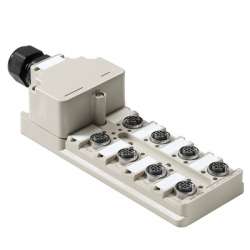 Weidmuller 1816610000 SAI-8-M 5P M12 OL2 Исполнение: SAI, пассивный, Концентратор сигналов, пассивный распределитель, M12, Вариант с крышкой, Нет