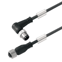 Weidmuller 1821050150 SAIL-M12WM12G-3-1.5U Исполнение: Концентратор сигналов, контрольная линия, Соединительная линия, M12/M12, Number of poles : 3, 1.5 m, Вилка, угловая - Гнездо, прямое, Экранированный: Нет, Светодиод: Нет, Материал оболочки: Полиурета