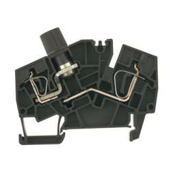 Weidmuller 1826050000 ZSI 2.5-2/2X2AN/G20 Исполнение: Z-серия, Клемма с предохранителем, Расчетное сечение: 2.5 мм.кв, Пружинное соединение, черный, Непосредственный монтаж