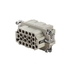 Weidmuller 1826820000 HDC HEE 18 FC Исполнение: HDC - вставка, Гнездо, 500 V, 16 A, Количество полюсов: 18, Обжимное соединение, Типоразмер: 4