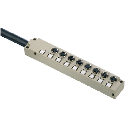 Weidmuller 1828620000 SAI-8-F 4P M8 L 5M Исполнение: SAI, пассивный, Концентратор сигналов, пассивный распределитель, M8, Вариант с кабелем, 5 m, Да