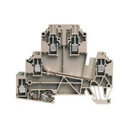 Weidmuller 1833640000 WDK 2.5/TR-DU-PE/o TNHE Исполнение: Измерительная клемма с размыкателем, Винтовое соединение, 2.5 мм.кв, 690 V, 24 A Темно-бежевый Weidmuller 1833640000 WDK 2.5/TR-DU-PE/o TNHE Исполнение: Измерительная клемма с размыкателем, Винтовое соединение, 2.5 мм.кв, 690 V, 24 A Темно-бежевый