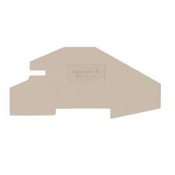 Weidmuller 1837070000 PAP PDL4S Исполнение: P-серия, Концевая пластина, Темно-бежевый, 1.5 mm