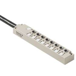Weidmuller 1845830000 SAI-8-F 3P M5 L10M Исполнение: Концентратор сигналов, пассивный распределитель, M5, Вариант с кабелем, 10 m, Да
