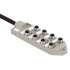 Weidmuller 1848030000 SAI-8-F 5P FC 5M Исполнение: Концентратор сигналов, пассивный распределитель, Push-Pull, M12, Вариант с кабелем, 5 m, Да