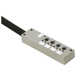 Weidmuller 1851740000 SAI-4-F 3P M5 L5M Исполнение: Концентратор сигналов, пассивный распределитель, M5, Вариант с кабелем, 5 m, Да