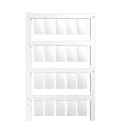 Weidmuller 1856700000 ESG 10/17 MC NE WS Исполнение: ESG, Маркировочные элементы для устройств, 17 x 10 мм.кв Полиамид 66, Цвет: белый, втычной